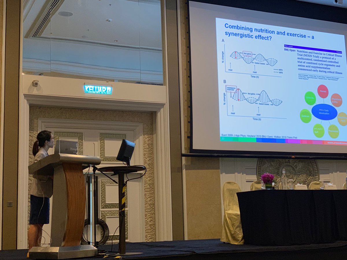 karen_choong's tweet photo. Chengsi Ong reminds us of the importance of nutrition in #ICUrehab #Liberation #PedsICU #PicuLiber8 at the #3rdAPICC #ASMIC https://t.co/TLvUQswfYR