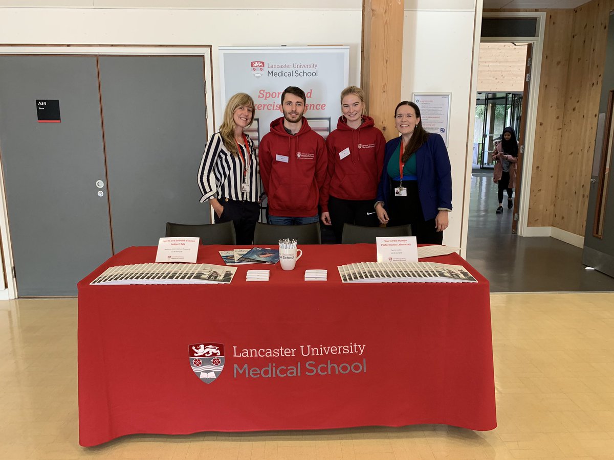 LU_SportsExSci's tweet image. Team @LU_SportsExSci are looking forward to welcoming our visitors at the @LancasterUni Open Day today!#PerformancePerfected