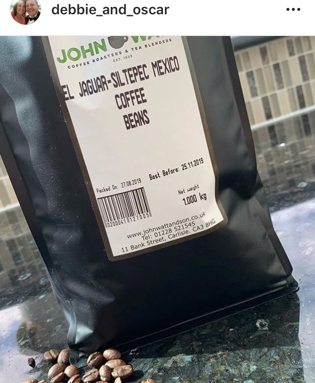 johnwatt_son's tweet photo. “A bag of wonderfulness” We love this wonderful on our Mexican El Jaguar Dark Roast #coffee ☕️ Also get this coffee ground for #cafetière #filter or #espresso as well as available #wholesale Get via our Bank St or Blackfriars branches or via our website https://t.co/dfoxkDpn5l https://t.co/EBGHSQyGgl