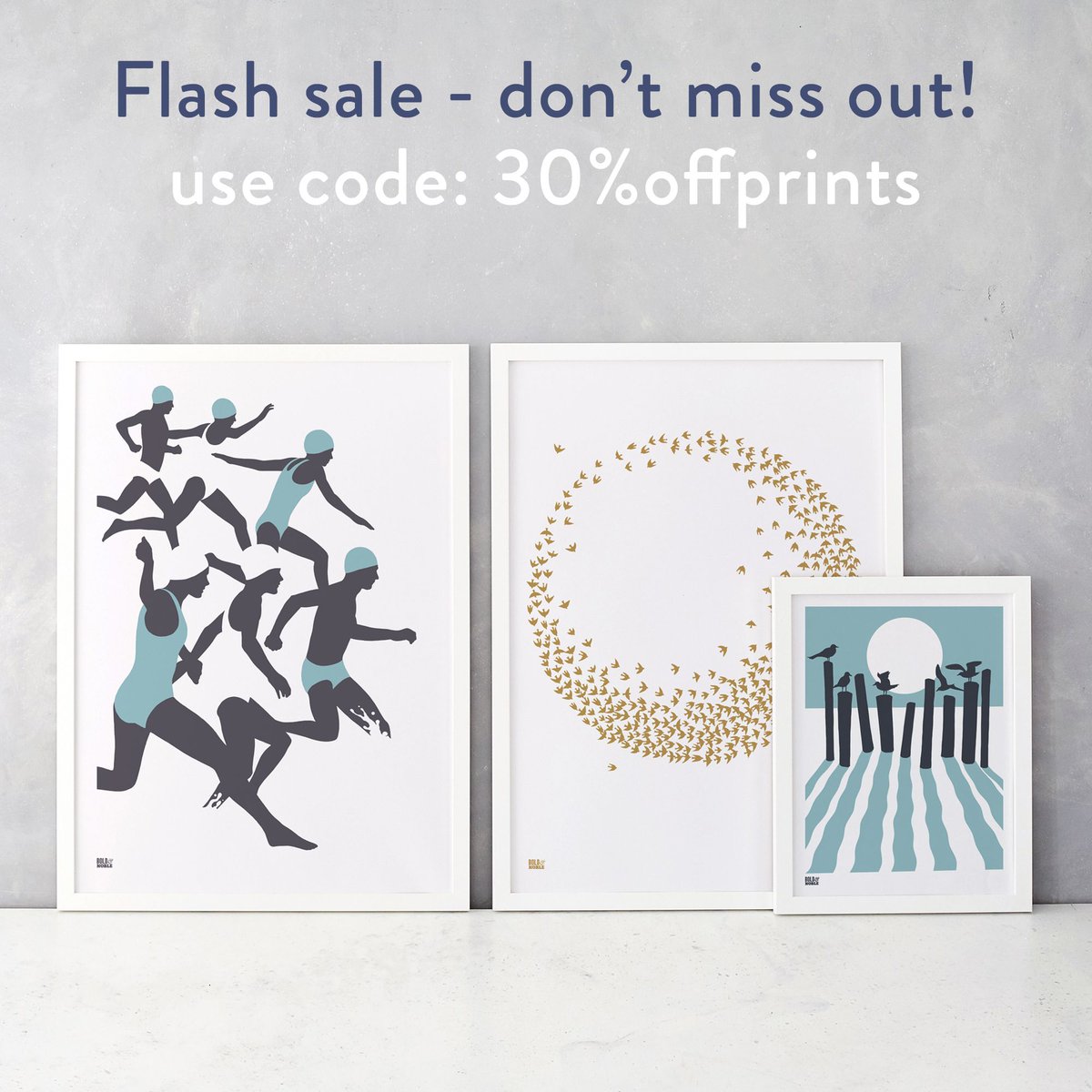 boldandnoble's tweet photo. FLASH SALE! It’s time for a freshen up… we’re getting shipshape for (whisper it) Christmas and clearing the decks for some new designs. Get ahead on your shopping with 30% off prints until midnight on Sunday 15 September with discount code: 30%offprints https://t.co/MhNkh4IZqU