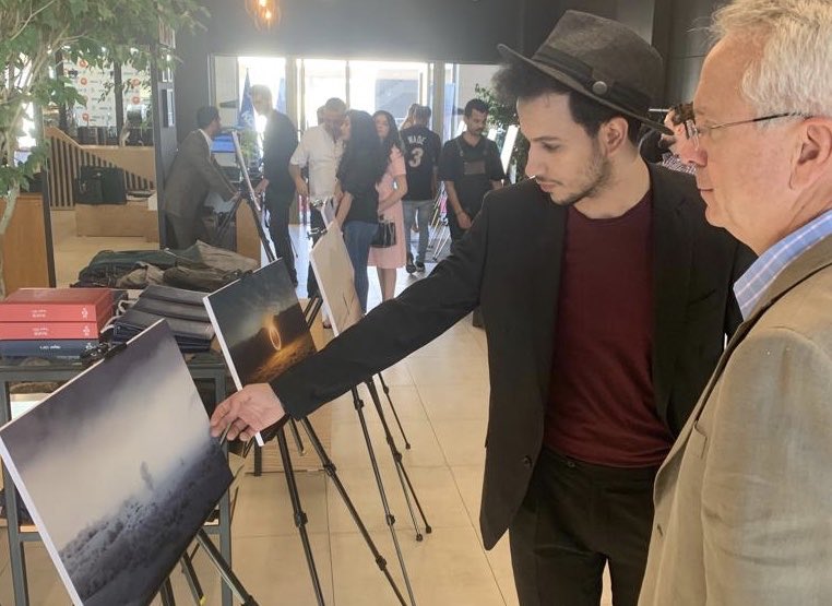 Delighted to visit ⁦<a href="/itskaiwan/">Kaiwan Shaban</a>⁩’s photography exhibition at ⁦<a href="/mistererbil/">Mr.Erbil</a>⁩ yesterday. He is a talented artist.