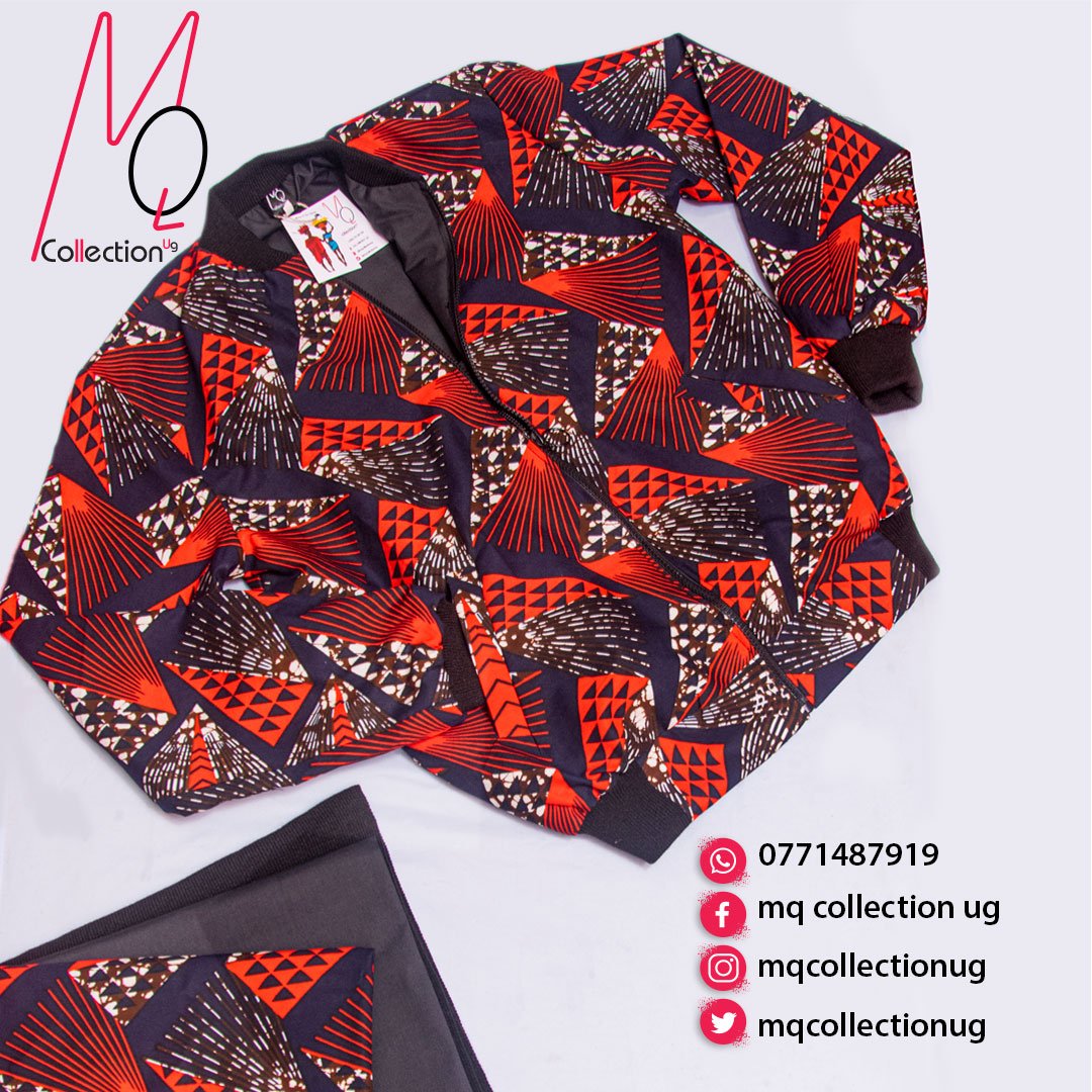 mqcollectionug's tweet photo. ARE YOU READY FOR THE COLD TODAY? 
Get yourself an original double-layered African BOMBER Jacket. 
*Easy to carry. 
*Comfortable on the body. 
*Compatible with office wear. 
*Costs only 65,000shs. 
*Free delivery to Kampala.
*call or WhatsApp 0771487919 to make your order. https://t.co/qS7fvgmqiM