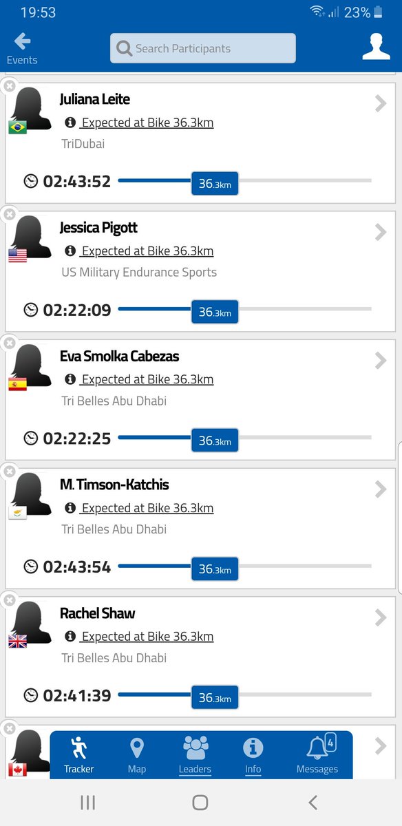 TriBellesAUH's tweet photo. That moment you check the tracker and see that 5 of our 13 girls are in touching distance of each other... I hope there's lots of cheers for each other out there! @IRONMANtri @JoanneMurphy_ #tribellesabudhabi #tribellesontour #youreflamazing #imdoingitforme #prettiestkitintown https://t.co/MwmAmgGBo9