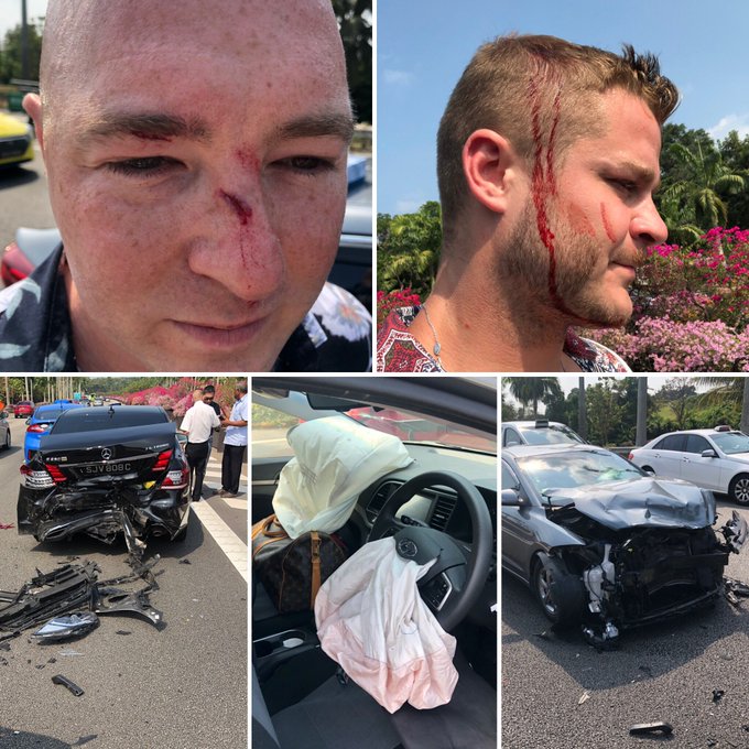 Enjoying Thailand and still smiling after a very frightening transfer to Singapore Airport. Our taxi<a href="/tag/bidenharris2020"class="tags"><span>#bidenharris2020</span></a>