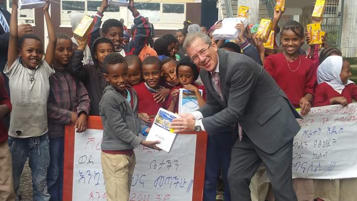 Fulfilling social corporate responsibilities. Supporting the students of Edget behibret Primary School since 2004.
