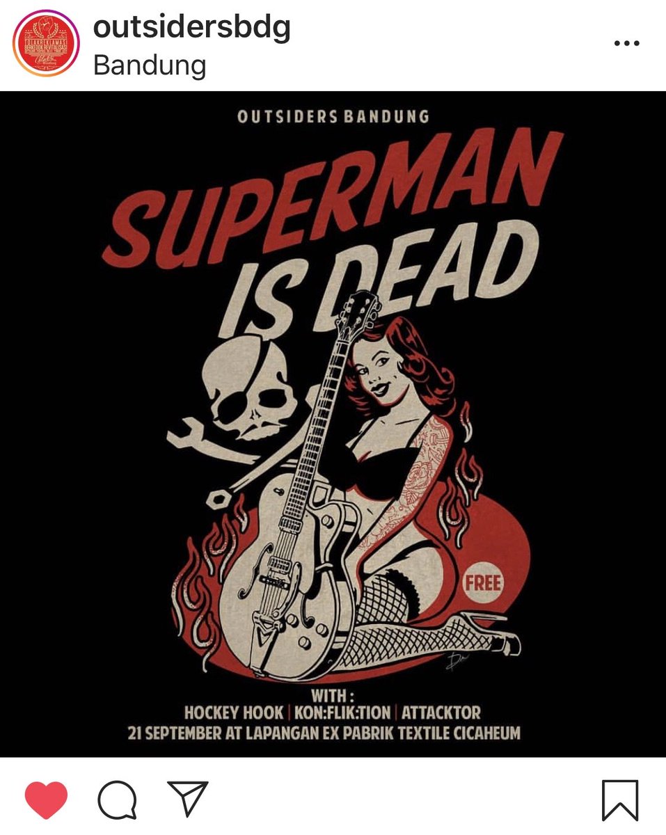 Ini bukan kali pertama, Bangga itu menjadi satu”nya band di Indonesia (?), yang flyer manggung di suatu acara/daerah sering dibuatin khusus oleh simpatisannya. Terimakasih 
Sebuah bentuk Energi yang luar Biasa!