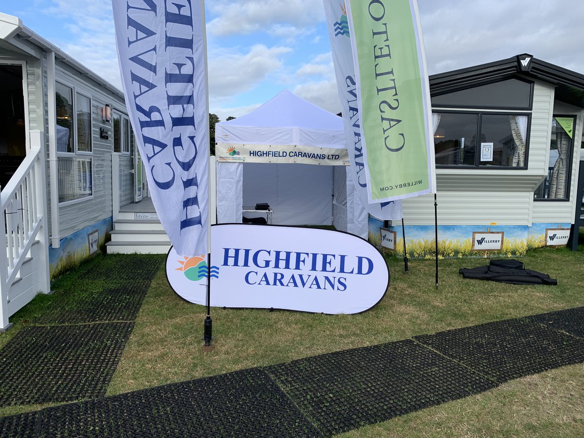 HighfieldCLtd's tweet photo. We’d love to see you on the @Willerbyltd stands at the Lawns Caravan and Holiday Home Expo in Cottingham and have a chat about all your holiday home needs https://t.co/5cp4Hkhmd3
