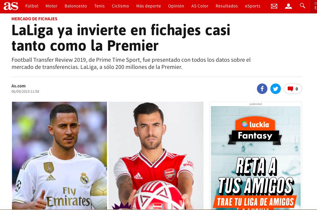 ptimesport's tweet photo. 🗞 | Great media covering of the #FootballTransferReview 2020 by @ptimesport https://t.co/2i0YflDIiJ