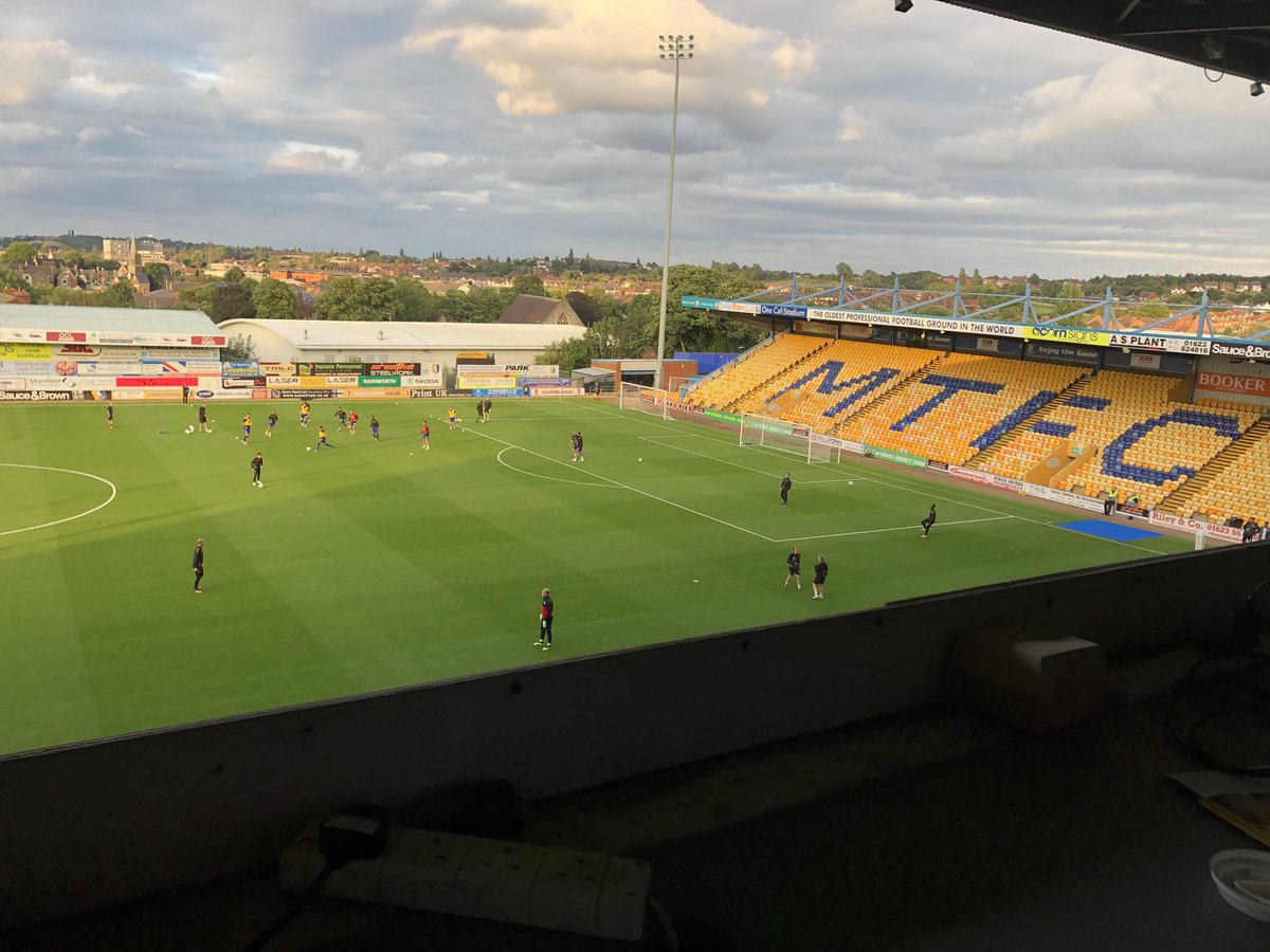 GAME DAY! 

We're at the One Call Stadium providing our FREE #AudioDescription Service as <a href="/mansfieldtownfc/">Mansfield Town FC</a> take on <a href="/SUFCOfficial/">Scunthorpe United FC</a> ⚽

<a href="/hope_bradley/">Brad Hope</a> &amp; <a href="/WillVarney_/">Will Varney</a> are behind the mic this afternoon! 🎙️

Make sure to pick up a reciever at the Kevin Bird suite! 📻