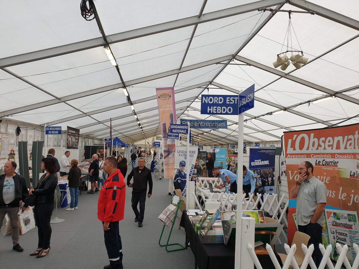 SET_fourmies's tweet photo. Venez nombreux pour cette 27ème édition du Salon de l’Entreprise et du Terroir de #Fourmies. Ouverture de 10h à 19h aujourd’hui et demain.
 #SETfourmies https://t.co/IqSKd5uKjZ https://t.co/jwBMbSFvzn
