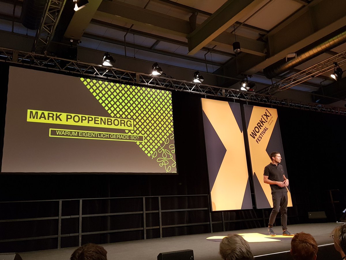 Mark Poppenborg eröffnet das #workX19 Festival im Welterbe Zollverein in Essen