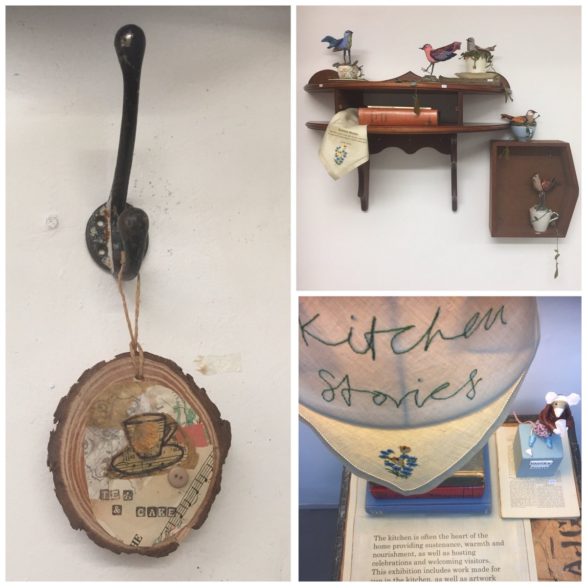 This is the fab, FREE art activity at TODAY’S Private View, 2-4pm. Stunning craft, lovely makers, refreshments AND a free activity- what’s not to love.....

All welcome, invite here: facebook.com/events/8610101…

Pictured FREE PV activity, <a href="/theowlthehare/">Murgatroyd & Bean</a> #KathrynAshcroft