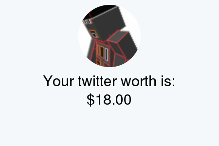 CoolManGame1's tweet image. My Twitter worth is: $18.00

Find yours with clockurl.co/key/twitterwor…

.