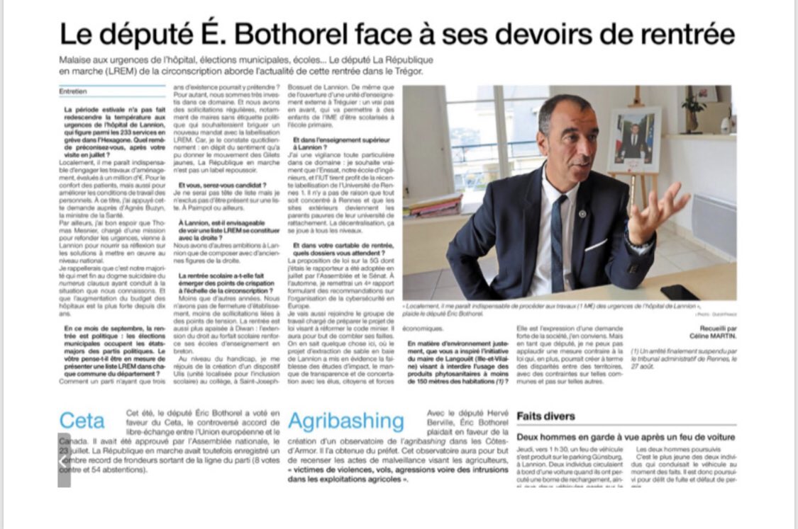 ebothorel's tweet photo. 🌎Le gouvernement a annoncé sa volonté de réformer le code minier par un projet de loi. Je fais parti du groupe de travail des quelques parlementaires qui y seront associés. Il faut réformer par la loi les faiblesses qui ont conduit aux erreurs du passé.
#ExtractionDeSable #bzh https://t.co/P2KJGTqlYz