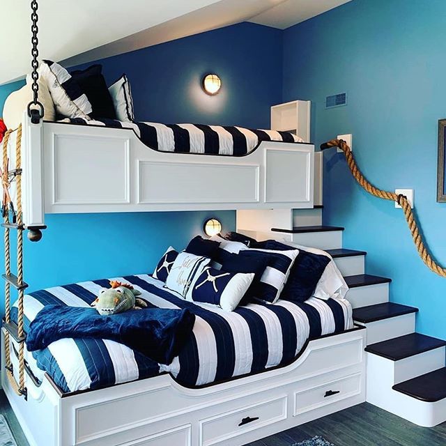 blueolivegreen's tweet photo. How adorable are these bunk beds by @lori_levine_interiors!
.
.
.
#homedecor #homedecoration #interiordesign #interiordecor #dailyinspo #homedecorblog #homedecorblogpakistan #dormdecor #hostel #dormroom #lahore #islamabad #bedroomideas #fairylights #photowall #bedroom #bathr… https://t.co/XlWY65bgMs