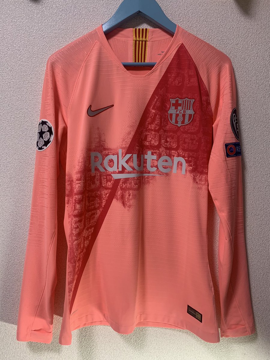 Naomar Jr Fcバルセロナ 18 19 サード 長袖 コウチーニョ 選手支給 Fc Barcelona 18 19 Third L S Coutinho Player Issue Forcabarca バルセロナ Mesqueunclub バルサ Ucl チャンピオンズリーグ Playerissue Matchworn Matchwornshirt 実使用