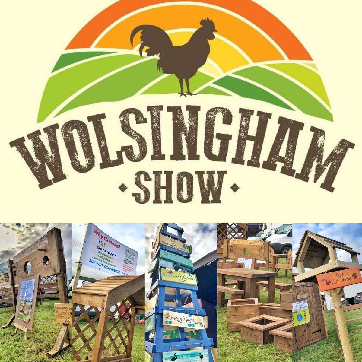 CornerstoneSH's tweet photo. We are all set up and the weather is going to be perfect here at wolsingham show! Come and say hi βπ» we are in front of the craft tents ππ»ππ»#cornerstoneSH https://t.co/z8JxYEtEtp