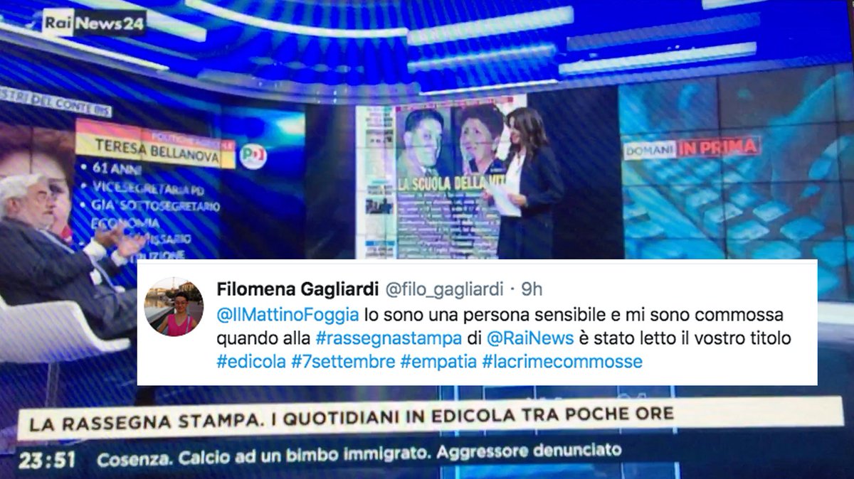 IlMattinoFoggia's tweet photo. Il nostro è un impegno talmente esigente da chiederci rinunce incomprensibili per chi non ne condivide la passione: suscitare anche solo un'emozione è lo stimolo migliore per continuare a crederci. Grazie @filo_gagliardi ,  @Manubonc per la sensibilità https://t.co/nsibfz7Ud8 https://t.co/7to7VMv7RP
