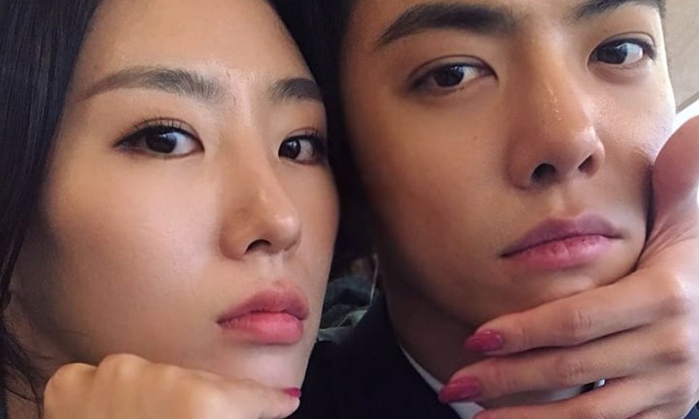 allkpop's tweet photo. Kangnam shares first couple selfie with Olympian fiancée Lee Sang Hwa since announcing engagement https://t.co/gRSD1F0c8F https://t.co/75qYHuu3Gr