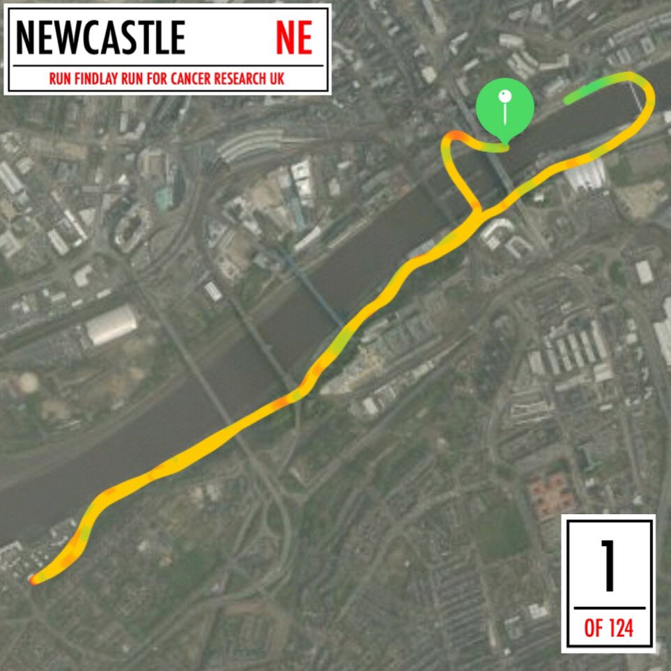 RunFindlayRun's tweet image. #RunFindlayRun has started running a 5km in each postcode of UK 🇬🇧 for #cancerresearchuk #GreatNorth5km
Amazing to start in Newcastle and can’t wait to return next year #GreatNorthRun with someone from every postcode in UK. #GoodToBeBack 
Good to see @davidhart100 
#NowLiverpool