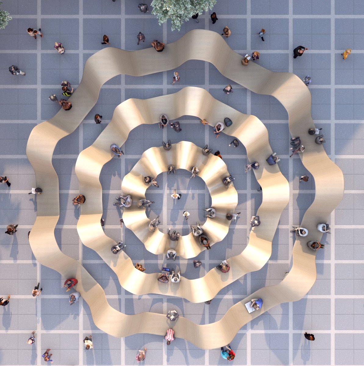 L_D_F's tweet photo. Here @britishlandplc we’ve always looked forward to hosting the landmark installation for #LDF19 @broadgatelondon & this year is no exception. The amazing ‘Please Be Seated’ by @PaulCocksedgeST is our most ambitious installation yet #BLtakeover 2/6 https://t.co/af3GEOjqUD