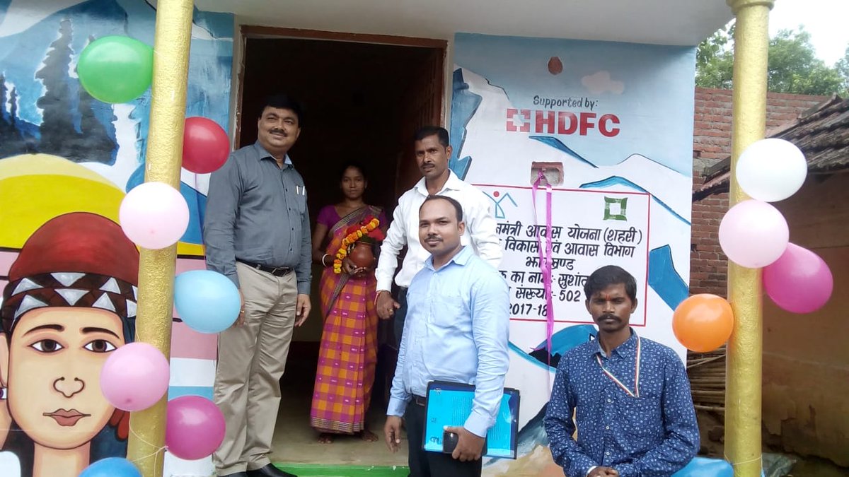 Grih Pravesh and Certificate Distribution Ceremony held today at Mango Nagar Nigam Premises in presence of Hon'ble MP Shri Bidyut Baran Mahato , Executive Officer Shri Deepak Sahay , City Managers Shri Debashis Pradhan and Dineshwar yadav <a href="/JHARKHAND_PMAYU/">JHARKHAND_PMAY(U)</a> @GoodGov13
