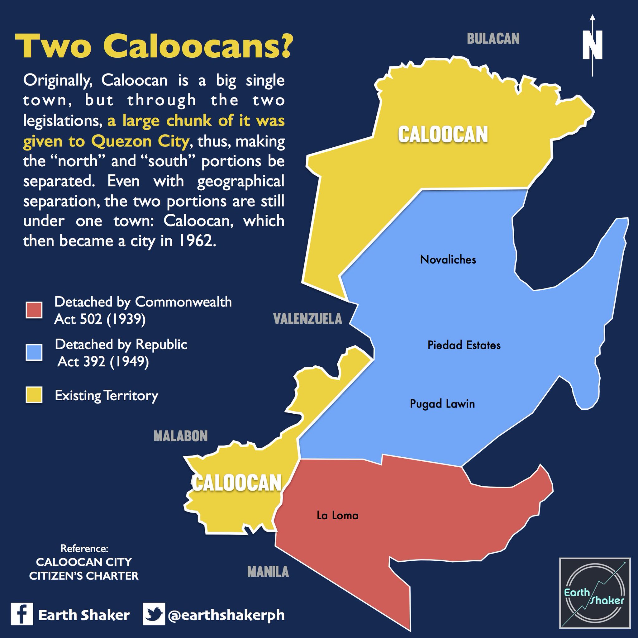 Earth Shaker PH 🌏 on Twitter "The Curious Case of Caloocan [Thread