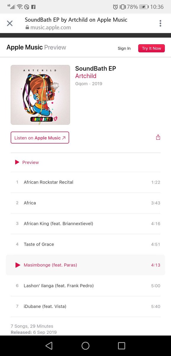 artchildafriika's tweet photo. Good morning!!! Have you downloaded the Soundbath EP yet? If not, don't worry... The Link is in the bio π share & enjoy πππ
ππ½ππ½π₯π₯π₯#SoundbathEP https://t.co/kuakDJ1WV9
