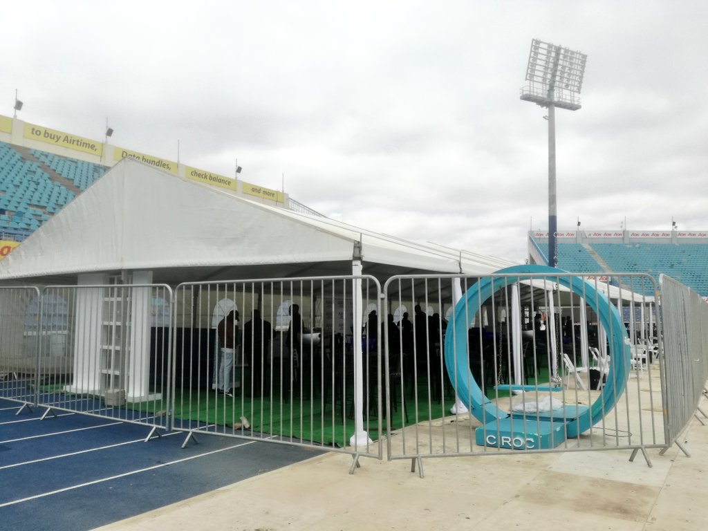 BwGimc's tweet photo. 📹| we are at the Botswana🇧🇼 National Stadium. Today we bring you #GIMCFestival. Come thorough and lets close #GIMCWeek in style. Gates open at 2pm. Tickets at @WebticketsBw
& Liquorama & Puma Energy BBS and Explosions.
#GIMC2019 #PitsoYaBotlhokwa https://t.co/mxW6cFJcA0 https://t.co/UfGE6Ltss1