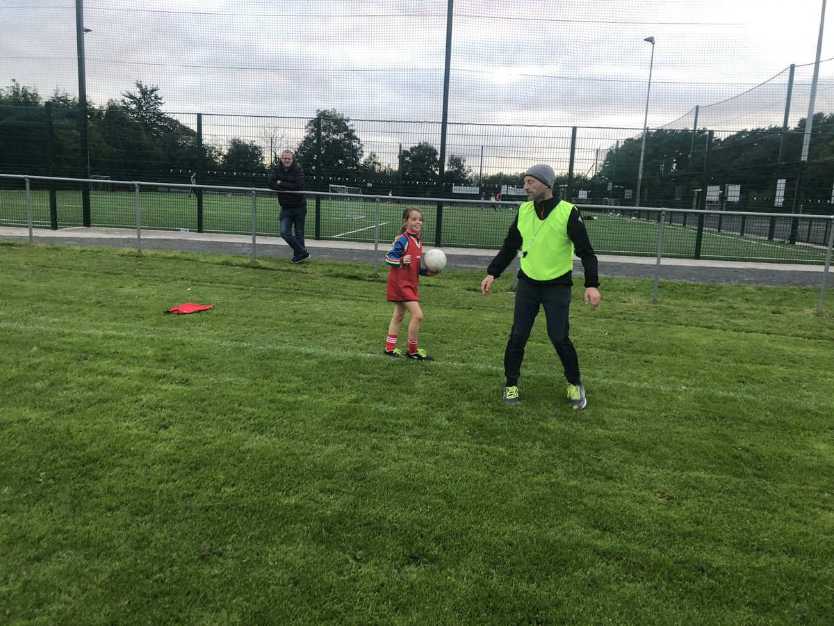 Thanks  #Gaelic4girls program this year we had Barry @spoton_sports & @brianmcg13 review our program, great advice & assistance @GSportsStore1  David with embroidery we now have the coaches bibs sorted 👍🔵⚪️@ciaranburns1 @emccallig @MsORiordanscmj @kildarelgfapro @LadiesFootball