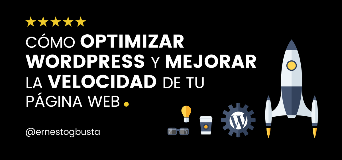 ▷ Cómo optimizar WordPress y Acelerar tu Web para SEO bit.ly/2zRZYn7 vía <a href="/ernestogbusta/">Ernesto G </a>