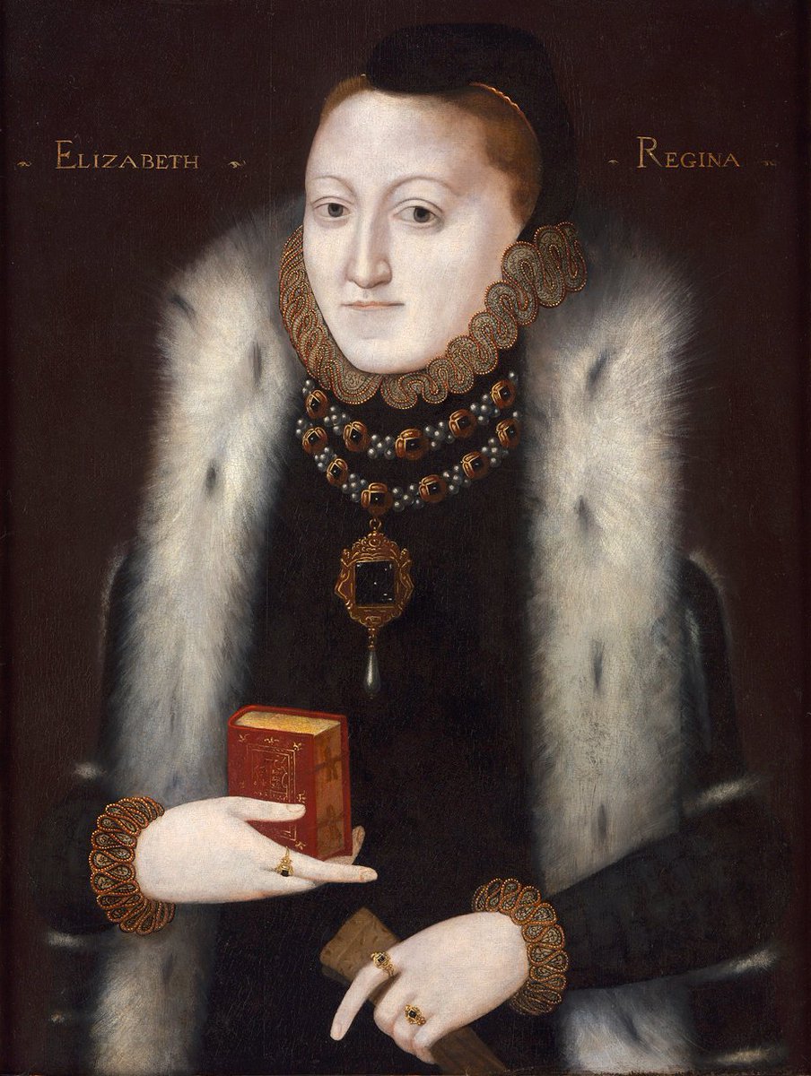 OldPortraiture's tweet photo. Born #OnThisDay in 1533: #ElizabethI #Tudor (1533-1603), #QueenofEngland
#Portrait by English School, ca. 1558-60
#QueenElizabethI #VirginQueen #Elizabethan #Renaissance #EnglishArt #Portraiture #Clopton https://t.co/y6DDtx4tNV
