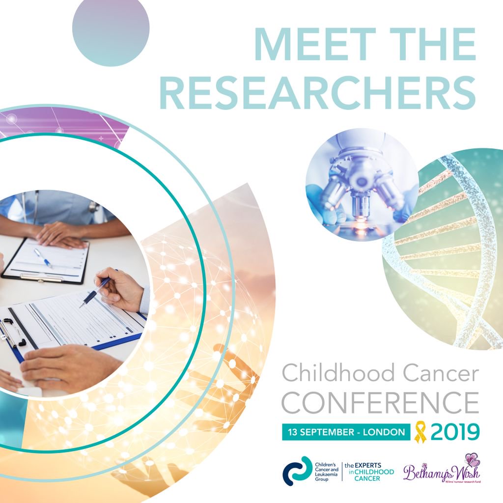 cclguk's tweet image. Meet the #childhoodcancer #researchers! Get close to the scientists and academics at the front line of paediatric oncology research at the @ChildCancerConf  this September - places are free for parents of a child with cancer cclg.uk/2FgwhP0
