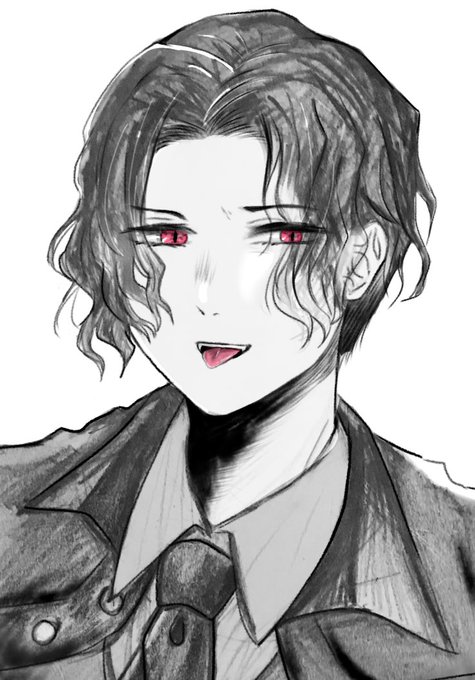 朔さんがTwitterに投稿した鬼舞辻無惨(鬼滅の刃)のイラスト。