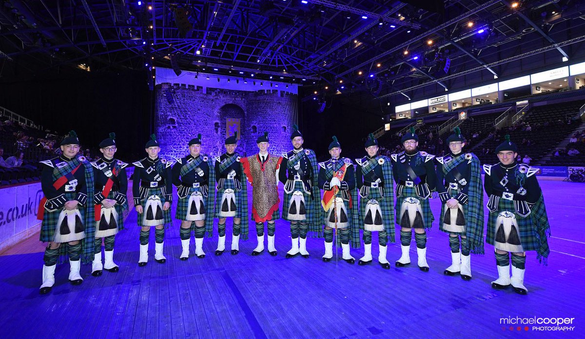 The <a href="/CampbellCollege/">Campbell College</a> Pipes and Drums form part of the Massed Band taking part in the Belfast International Tattoo @belfasttattoo at the <a href="/SSEBelfastArena/">The SSE Arena, Belfast</a> last night. 🎼🥁