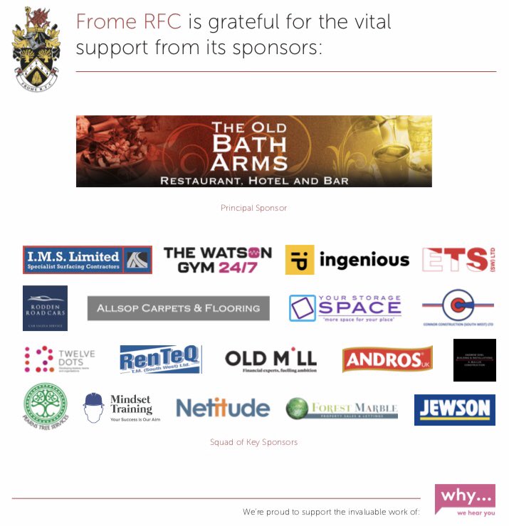 Frome RFC tweet media