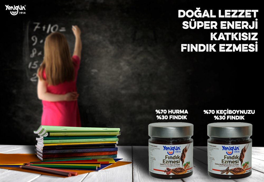 Doğal beslenmenin alfabesi
Yenigün Fındık Ezmesi
#yenigün #yeniguntr