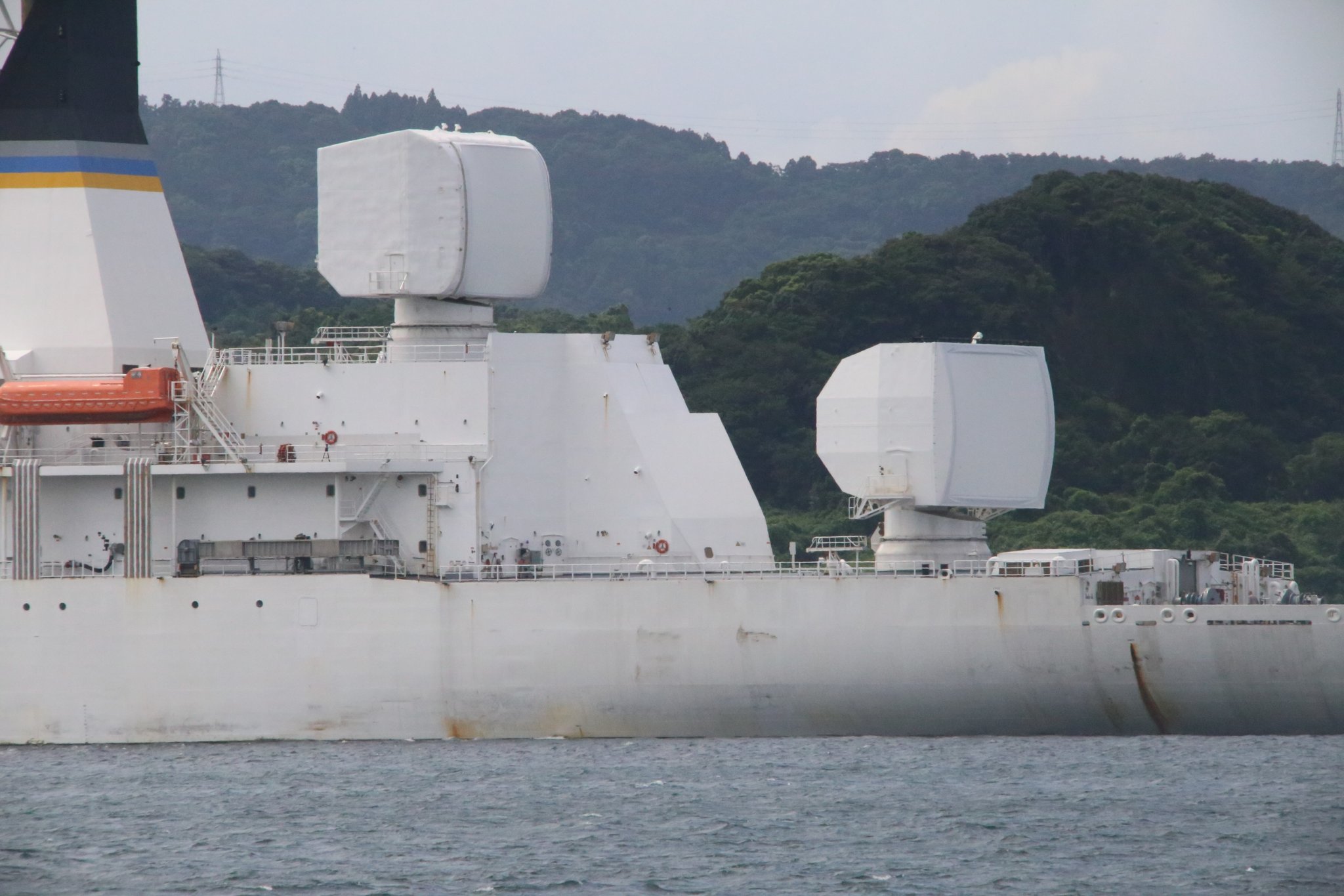 Obekt Rt Niitaka Sasho26 佐世保民からしたら見馴れすぎた感が否めないミサイル追跡艦 ハワード O ローレンツェン だが 久しぶりにその姿を見ると くそデカい二基のx Sバンドレーダーといいその異様な姿はもの凄くヤバい艦だなと T Co Vz7v