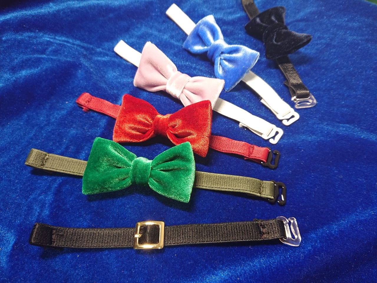 【サンプル】ぬい用 リボン チョーカー カスタムオーダー サンプル】ぬい用 リボン チョーカー カスタムオーダー