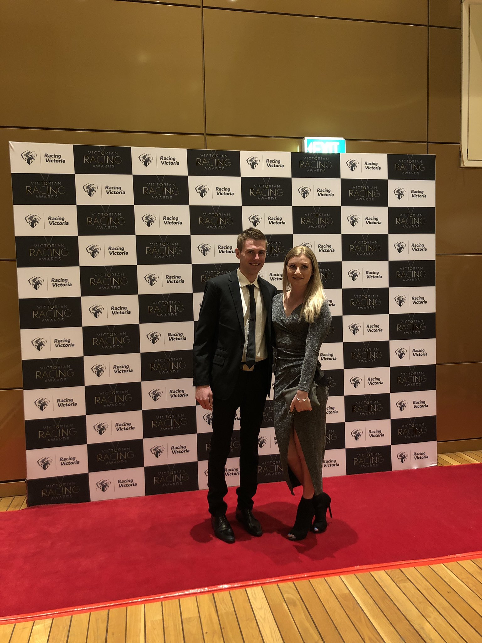 Racing Victoria On Twitter Jockeys Jamie Kah Clayton Douglas Arrive At The Vicracingawards19