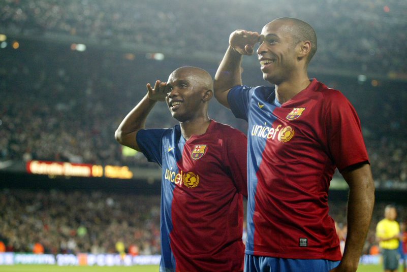 FCBarcelona's tweet photo. Unforgettable moments ✨ @setoo9 https://t.co/ZbVNppw45S