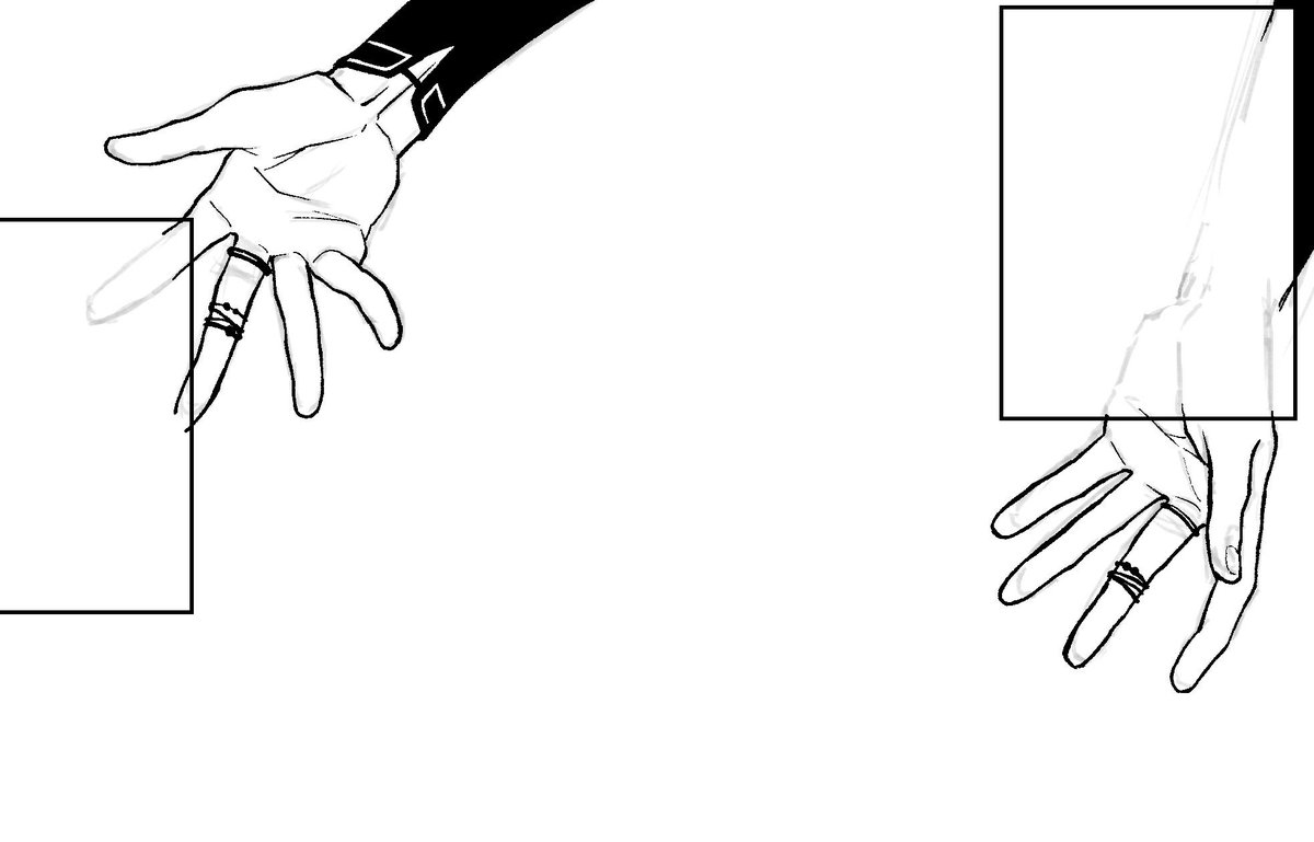 今日も良い手が描けた。誰の手かはお楽しみ。 