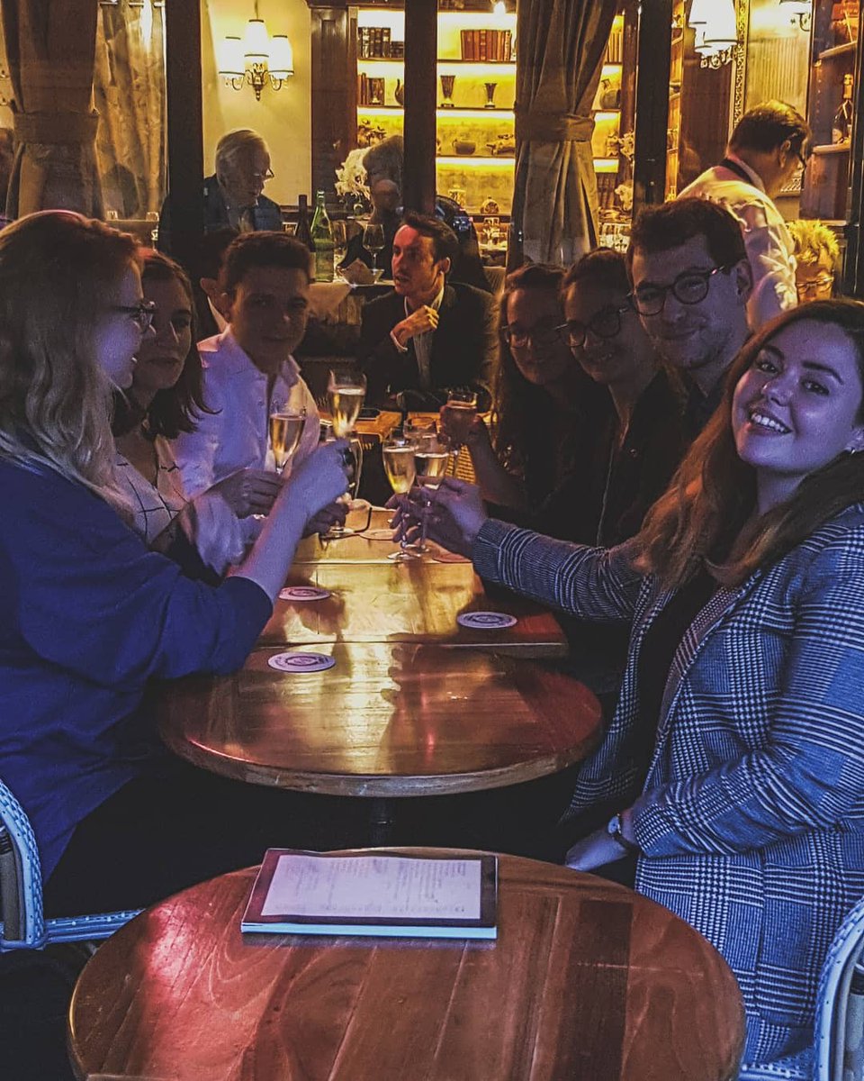 ModeleuParis's tweet photo. The #MEUP2019 organising team celebrated this successful second edition as actual MP's of the French National Assembly do; Champagne at Le Bourbon 🇫🇷🇪🇺 #Youthforfuture #EU #Assembléenationale #Paris #France https://t.co/K3FMfZIlN8