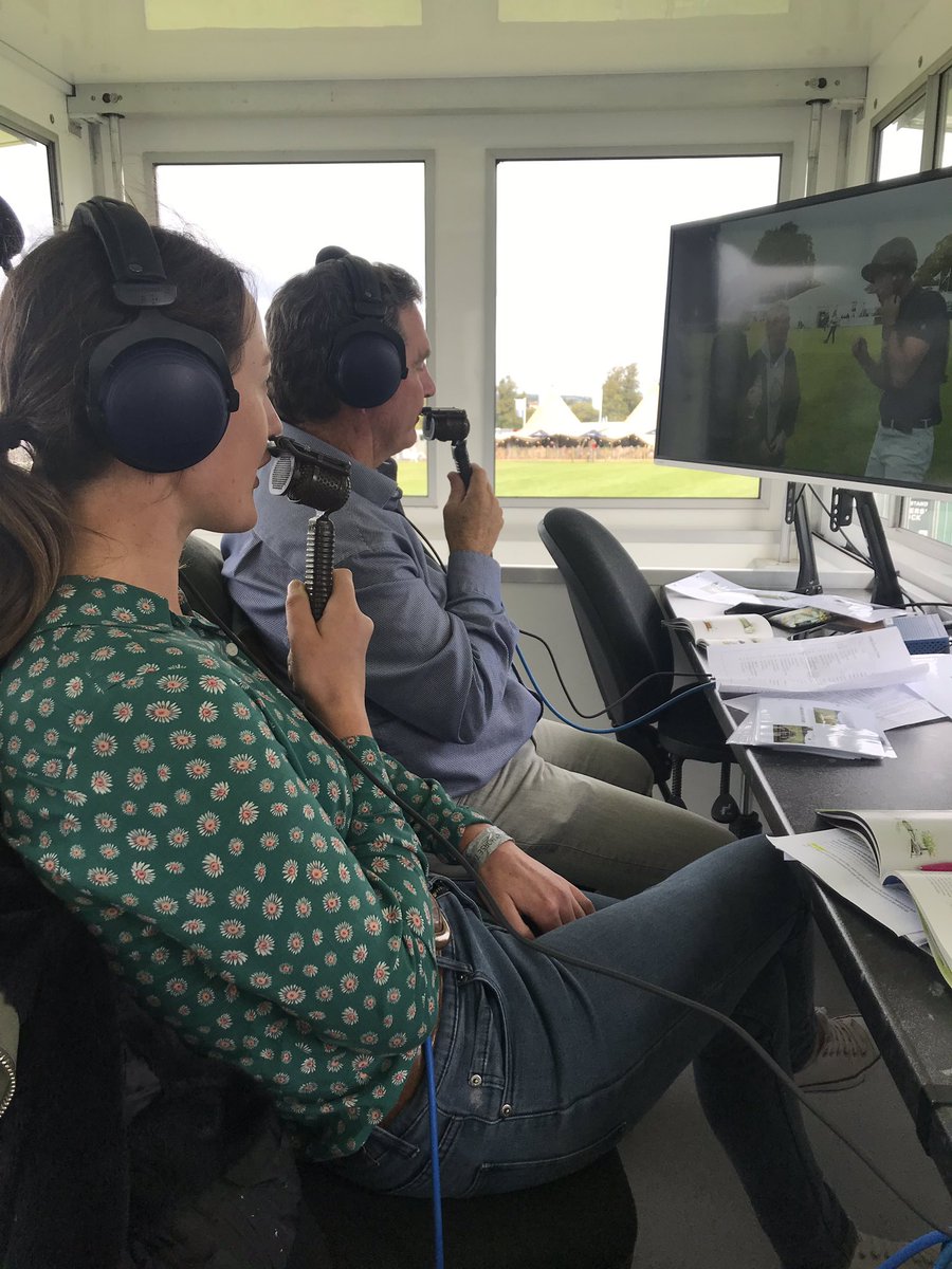 In full swing bringing the action for us @LRBHT_Official are <a href="/BonzaEventing/">Matt Ryan</a> <a href="/willanewton/">Willa Newton</a> #LRBHT