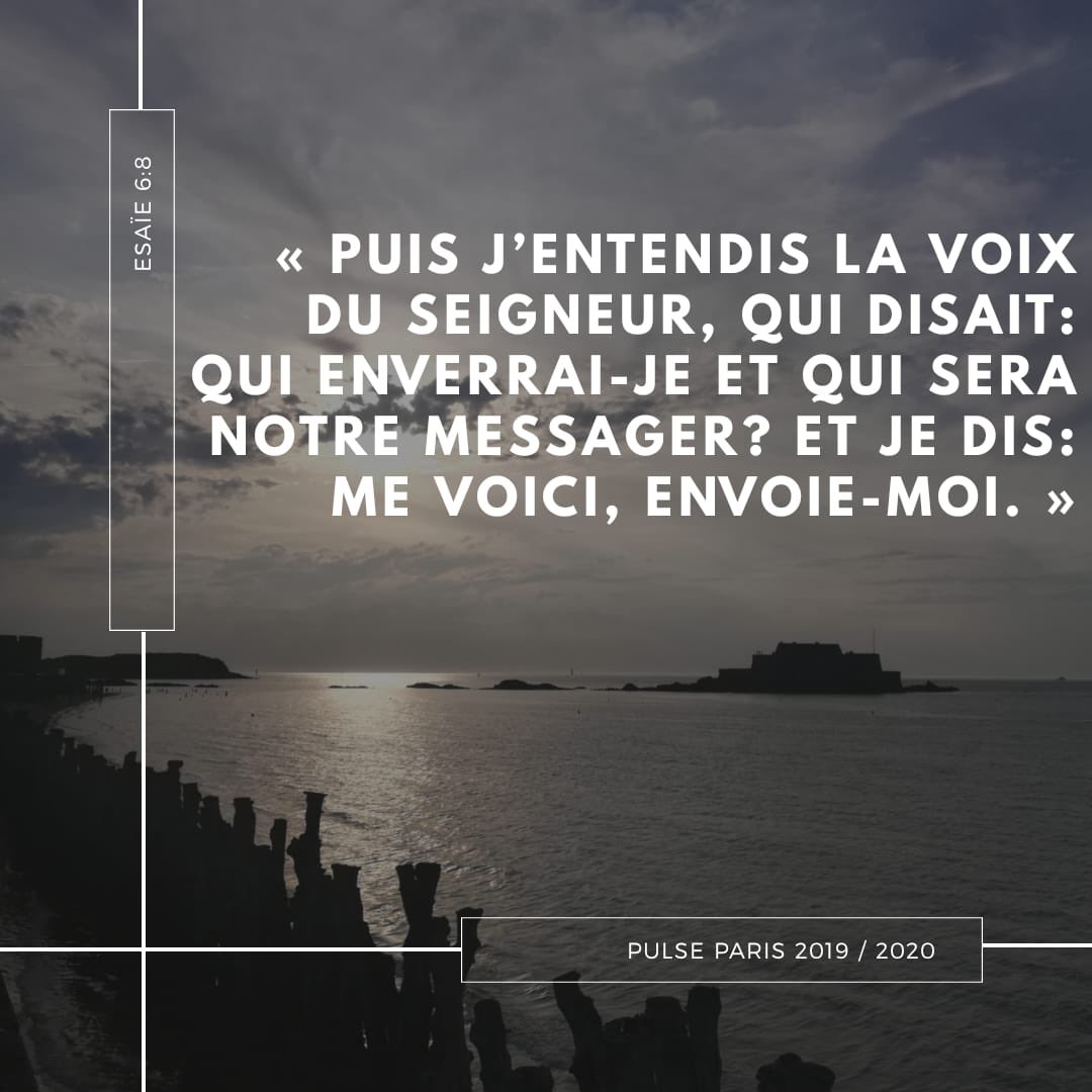 PULSEParis's tweet photo. Ce verset qui sera le fil conducteur de notre saison 2019/2020 🔥🔥
#bible #verset #pulseparis https://t.co/tfZEm9x9r2