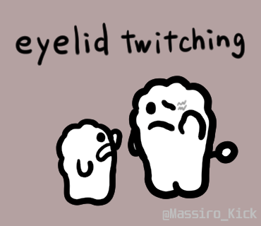 まっしろ と まろ の英語イラスト على تويتر 5 Eyelid Twitching ピクピクします 絵師の諸先輩方 痙攣の表現方法で もっと良いものがあればご教授ください 英単語 英語学習 イラスト 一日一絵