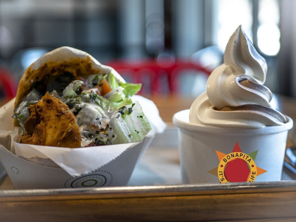 Describe the taste of our FILL IT using just ONE word, we'll give you a FREE Small Custard Ice Cream with any Fill It. Plate It. or Toss It. at our West Roxbury location. Get your coupon here: buff.ly/2Lu0X1b #EatBONAPITA #BONAPITA #WestRoxbury