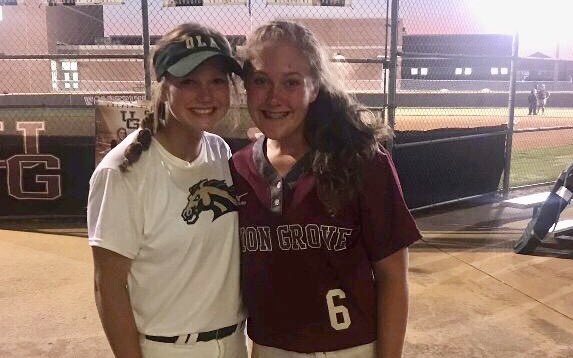 Pitcher/Catcher teammates battle when Courtney (2022/C) with Union Grove HS take on Haley (2022/P) with Ola HS! <a href="/EastCobbBullets/">EC Bullets Fastpitch</a> <a href="/courtneyh2022/">Courtney Holcombe</a> <a href="/HaleyMoses25/">Haley Moses</a>