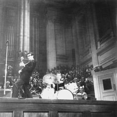 Happy Birthday to a true music legend Buddy Holly. Seen here at Birmingham Town Hall 10th March 1958 