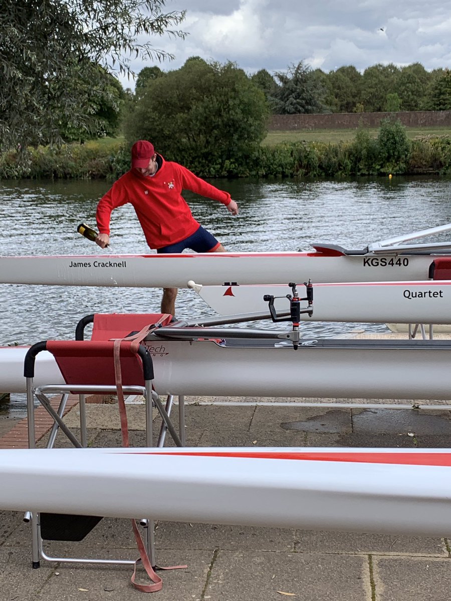 KGS_Rowing's tweet photo. Superb afternoon naming boats and welcoming families to the boat club. https://t.co/rG9UHrFoZD